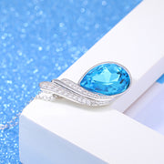 ペンダントトップ ペンダントヘッド ネックレスチャーム レディース 女性 アクセサリー ラインストーン 雫 しずく ドロップ型 ファッション小物 おしゃれ シンプル 上品 きれいめ キュート キラキラ ギフト プレゼント 記念日 お祝い パーティ 誕生日 シルバー