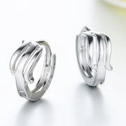 ピアス レディース アクセサリー フープピアス 女性用 シンプル きれいめ 上品 ギフト プレゼント 小ぶり シルバーカラー 小さめ