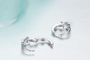 ピアス レディース アクセサリー フープピアス 女性用 シンプル きれいめ 上品 ギフト プレゼント 小ぶり シルバーカラー 小さめ