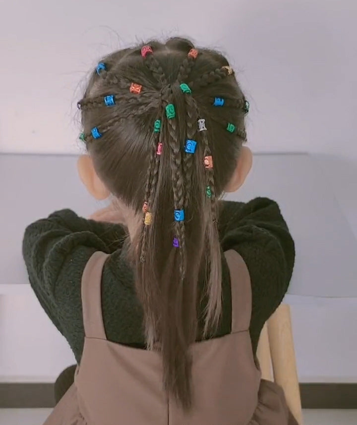ヘアリング ブレイズビーズ 100個セット キッズ 子供 ヘアアクセサリー 商品画像5
