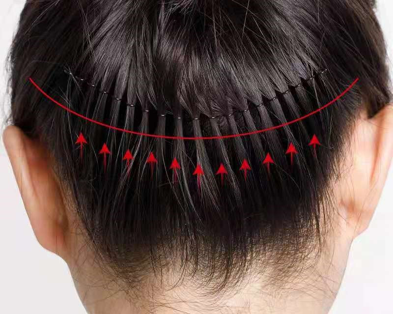 ヘアコーム コームカチューシャ Uピン ヘアピン レディース 女性 商品画像3