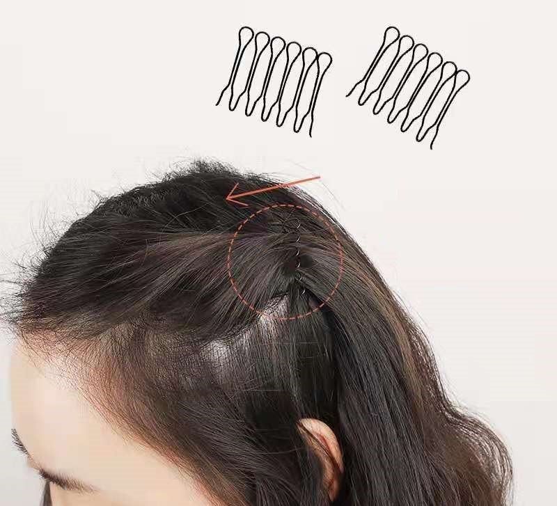 ヘアコーム コームカチューシャ Uピン ヘアピン レディース 女性 商品画像4