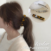 ヘアクリップ バナナクリップ レディース 女性 ヘアアクセサリー 髪留め 髪飾り まとめ髪 ヘアアレンジ ヒョウ柄 レオパード シンプル おしゃれ かわいい きれいめ 普段使い オフィス 通勤 お出かけ デイリー 女性用 婦人用 ファッション小物