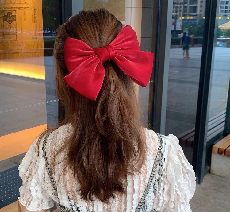 バレッタ リボン レディース ヘアアクセサリー 髪留め 髪飾り 商品画像3