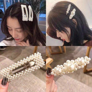 ヘアピン パッチンどめ フェイクパール 髪留め レディース 女性用 ヘアアクセサリー 上品 エレガント 大きめ 髪飾り ヘアアレンジ おしゃれ かわいい