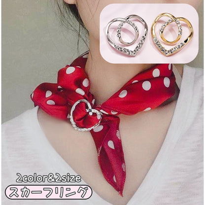 スカーフリング スカーフ リング スカーフ留め スカーフクリップ バンダナ 商品画像