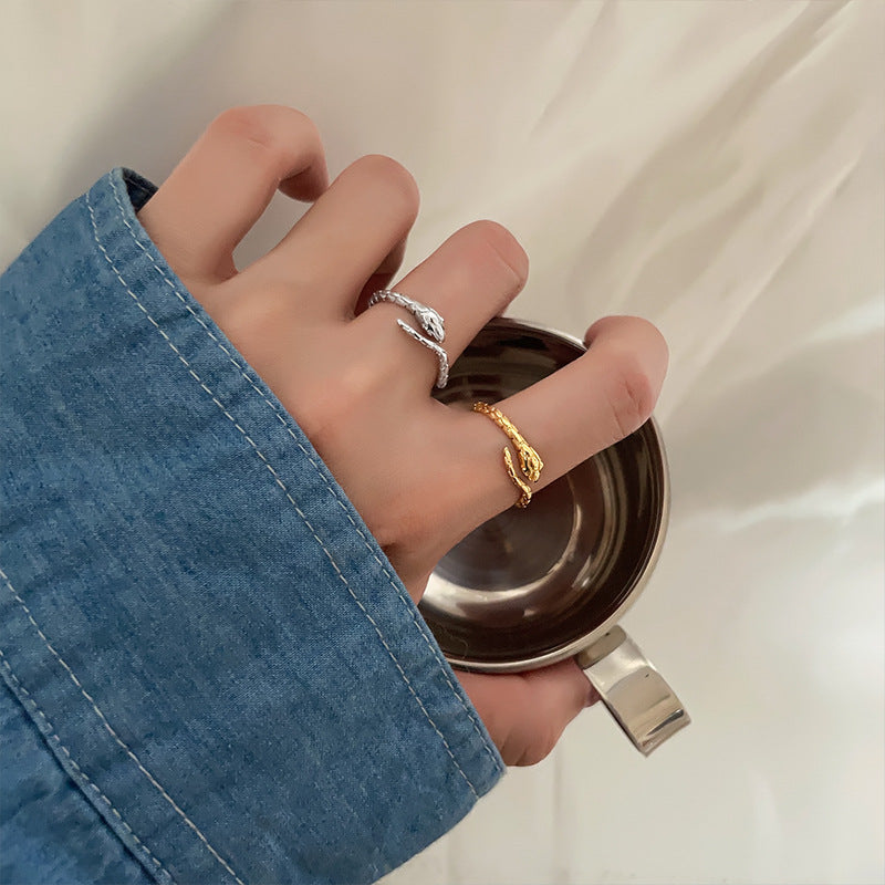 指輪 オープンリング アクセサリー レディース ヘビ 蛇 商品画像3