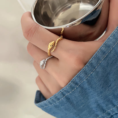 指輪 オープンリング アクセサリー レディース ヘビ 蛇 商品画像4