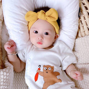 ヘアバンド ヘッドバンド ベビー 赤ちゃん 女の子 新生児 幼児 ヘアアクセサリー リボン 無地 幅広 かわいい キュート おしゃれ プレゼント 贈り物 出産祝い ファッション小物