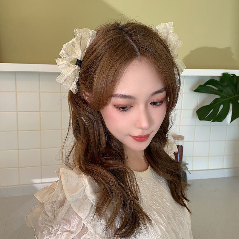 ヘアクリップ ヘアピン ヘアアクセサリー 同色2個セット 左右セット レディース 商品画像2