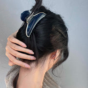 ヘアクリップ バンスクリップ ヘアアクセサリー レディース 女性 髪留め まとめ髪 髪飾り シンプル ヘアアレンジ お洒落 大人可愛い きれいめ 婦人