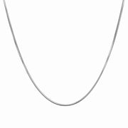 チェーンネックレス スネークチェーン メンズ レディース ユニセックス アクセサリー シルバーカラー 40cm 45cm 50cm シンプル おしゃれ 男性用 女性用