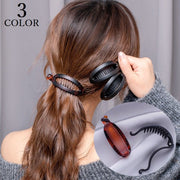 バナナクリップ ヘアクリップ レディース ヘアアクセサリー 髪留め 髪飾り 大きめ しっかり留まる まとめ髪 ヘアアレンジ 多毛 フルアップ ハーフアップ シンプル 仕事 ブラック 黒 ブラウン 半透明 学校