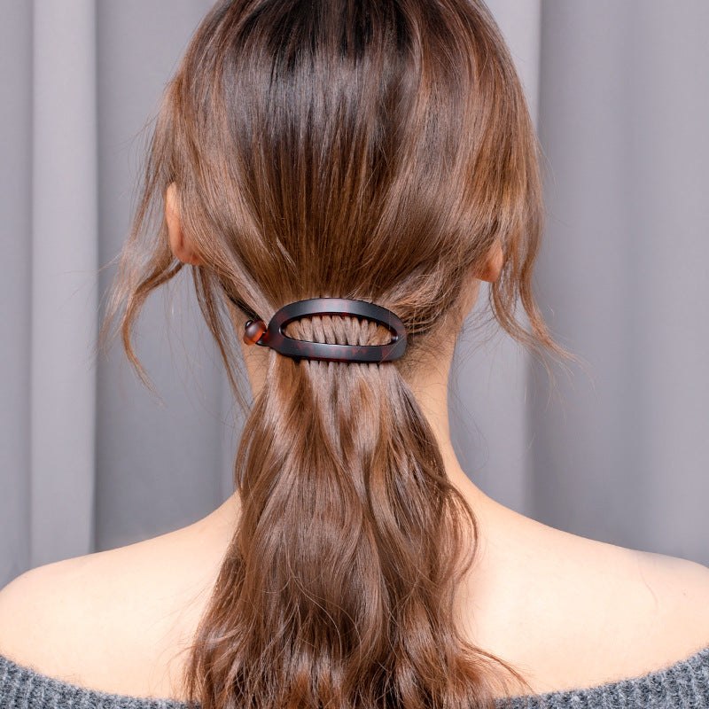 バナナクリップ ヘアクリップ レディース ヘアアクセサリー 髪留め 髪飾り 商品画像2