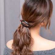 バナナクリップ ヘアクリップ レディース ヘアアクセサリー 髪留め 髪飾り 大きめ しっかり留まる まとめ髪 ヘアアレンジ 多毛 フルアップ ハーフアップ シンプル 仕事 ブラック 黒 ブラウン 半透明 学校