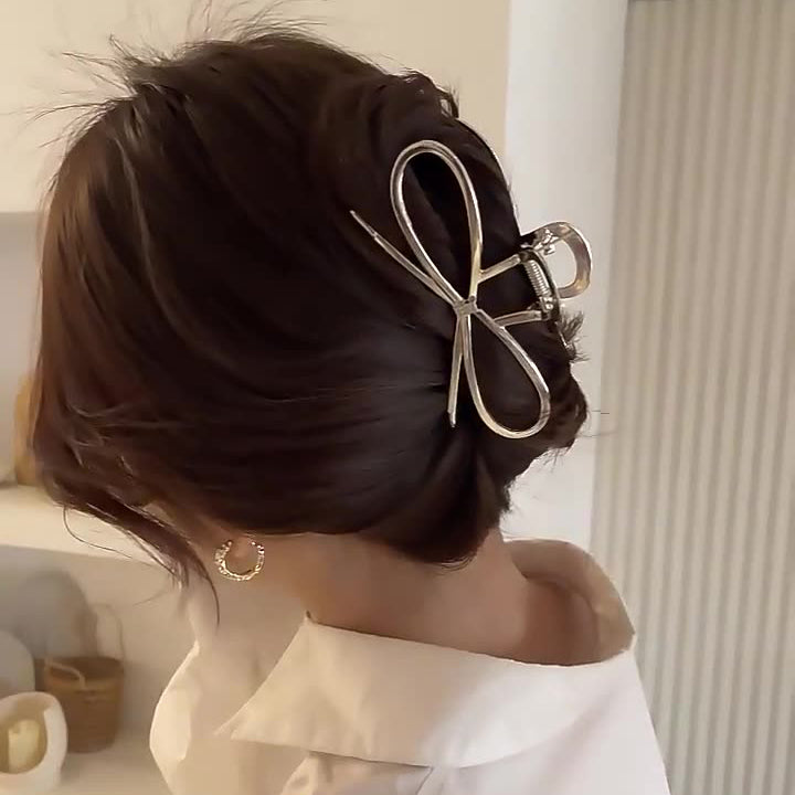バンスクリップ ヘアクリップ レディース 女性 ヘアアクセサリー 髪飾り 商品画像5