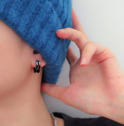 ピアス 両耳用 フープピアス アクセサリー メンズ 男性 レディース 女性 2連風 シンプル かっこいい おしゃれ ギフト プレゼント 贈り物