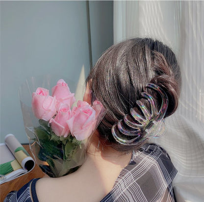 バンスクリップ ヘアクリップ 単品 ヘアアクセサリー レディース まとめ髪 商品画像3
