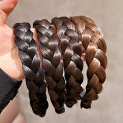 三つ編みカチューシャ ヘアアクセサリー レディース みつあみ 編み込み風 ヘアアレンジ 髪飾り ヘッドアクセ おしゃれ かわいい 上品 ボリュームアップ 自然 簡単 お出かけ カジュアル デイリー 普段使い 女性用