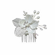 Eコーム かんざし 簪 レディース 女性 ヘアアクセサリー ウェディングアクセサリー ブライダルアクセサリー 花 フラワー リーフ 葉っぱ ゴールドカラー シルバーカラー かわいい キュート 華やか フェミニン ガーリー 結婚式 盛装 コスプレ衣装
