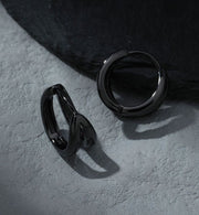 フープピアス 1ペア ダブルフープ メンズ レディース アクセサリー サークル 輪っか シンプル ユニセックス