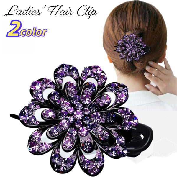 ヘアクリップ サイドバンスクリップ レディース ヘアアクセサリー フラワー 花 商品画像