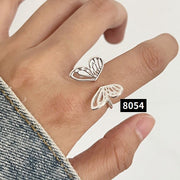 指輪 オープンリング レディース アクセサリー 太め 大きめ 細め 華奢 可愛い おしゃれ 上品 プレゼント ギフト シルバーカラー