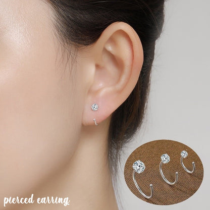 ピアス ハーフフープピアス 両耳用 レディース 女性 アクセサリー 商品画像