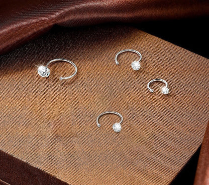 ピアス ハーフフープピアス 両耳用 レディース 女性 アクセサリー 商品画像4