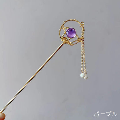 かんざし 簪 一本挿し ヘアアクセサリー キッズ ジュニア 商品画像3