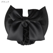 バレッタ ヘアネット 髪留め ヘアクリップ レディース 女性 ヘアアクセサリー ファッション雑貨 リボン 無地 フェミニン ガーリー シック ライトフォーマル 可愛い キュート おしゃれ