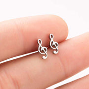 スタッドピアス ピアス レディース 女性 アクセサリー ファッション小物 ファッション雑貨 ト音記号 耳飾り キャッチピアス かわいい おしゃれ カジュアル キュート プレゼント ギフト