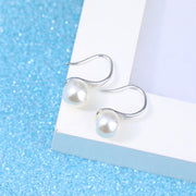 ピアス フェイクパール シンプル パール1個 フックピアス アクセサリー ジュエリー レディース おしゃれ 上品 パーティー フォーマル 冠婚葬祭 シルバー エレガント ラグジュアリー 結婚式 ファッション小物 女性 小さめ 8ミリ 8mm 入園 入学 セレモニー スーツ ドレス