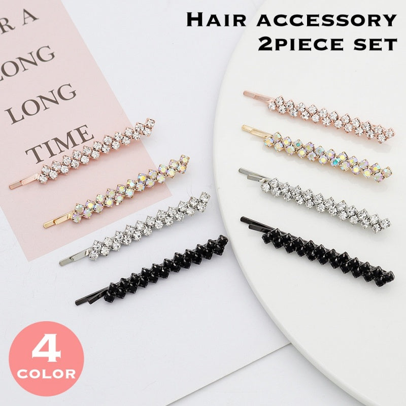 ヘアピン 2個セット ヘアアクセサリー レディース 女性 髪留め 商品画像