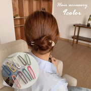 かんざし 簪 Uピン U字コーム レディース 女性用 ヘアアクセサリー 髪留め 髪飾り シンプル 無地 可愛い おしゃれ まとめ髪 ヘアアレンジ 和装 着物 浴衣