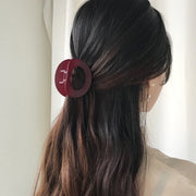 ヘアクリップ バンスクリップ レディース ヘアアクセサリー サークル ラウンド 丸型 まとめ髪 ヘアアレンジ おしゃれ かわいい