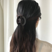 ヘアクリップ バンスクリップ レディース ヘアアクセサリー サークル ラウンド 丸型 まとめ髪 ヘアアレンジ おしゃれ かわいい