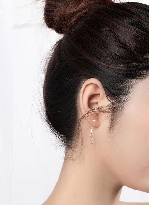 アメリカンピアス レディース 女性用 アクセサリー シルバーカラー シンプル 商品画像2