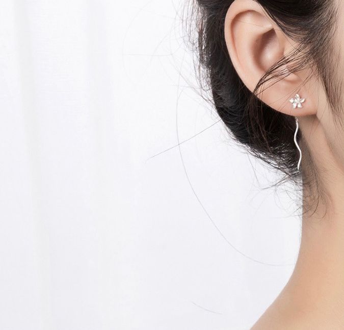 アメリカンピアス レディース 女性用 アクセサリー シルバーカラー シンプル 商品画像4