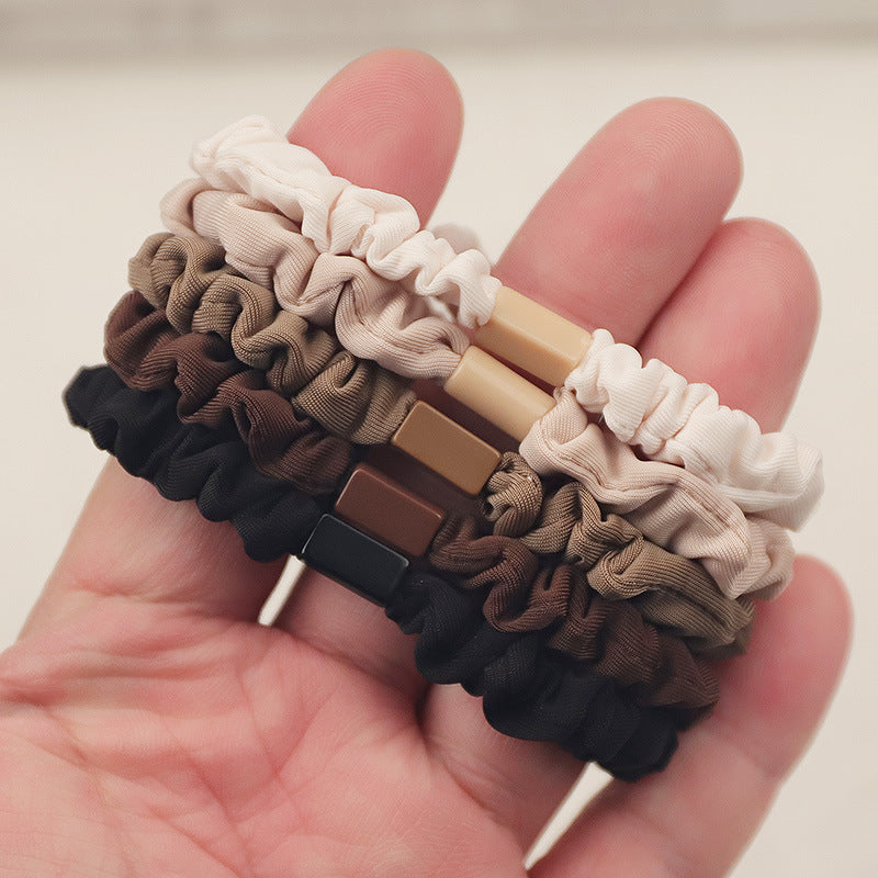 シュシュ ヘアゴム 同色4個セット レディース 女性用 ヘアアクセサリー 商品画像3
