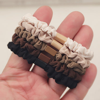 シュシュ ヘアゴム 同色4個セット レディース 女性用 ヘアアクセサリー 商品画像3