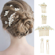 かんざし ヘアピン ヘアアクセサリー 5点セット 簪 髪留め 髪飾り パール調 和装 洋装 結婚式 着物 成人式 卒業式 フォーマル パーティ 振袖 留袖 髪留め まとめ髪 華やか お洒落 ヘアアレンジ