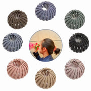 ヘアクリップ ヘアリング ヘアアクセサリー まとめ髪 ポニー お団子 レディース ヘアアレンジ 髪飾り おしゃれ