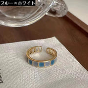 指輪 オープンリング レディース アクセサリー ラインストーン ビジュー 貝殻風 シェル風 上品 きれいめ おしゃれ プレゼント
