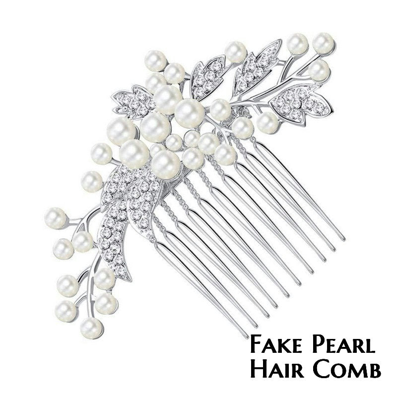 ヘアコーム ヘアアクセサリー かんざし 髪留め 髪飾り まとめ髪 ラインストーン フェイクパール 花 フラワーモチーフ リーフ おしゃれ かわいい 華やか エレガント 上品 和装 着物 結婚式 ブライダル 卒業式 フォーマル 入学式 成人式 浴衣