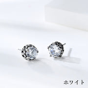 スタッドピアス ピアス レディース 女性 アクセササリー 一粒 ラインストーン シンプル 上品 おしゃれ きれい プレゼント