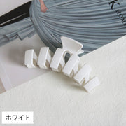 ヘアクリップ バンスクリップ レディース ヘアアクセサリー 大きめ シンプル 無地 マット くすみカラー 髪飾り 髪留め まとめ髪 ヘアアレンジ 可愛い おしゃれ カジュアル デイリー 普段使い お出かけ 髪かざり 髪どめ ファッション小物 雑貨 ワニクリップ 女性 単色