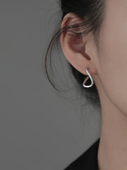 ピアス レディース 女性 アクセサリー フープピアス リングピピアス シルバーカラー シンプル かわいい おしゃれ お出かけ オフィス きれいめ デート  ギフト プレゼント 贈り物 誕生日 記念日