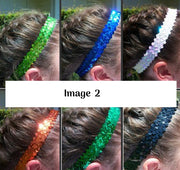 ヘアバンド ヘッドバンド スパンコール レディース 大人 女の子 ヘアアクセサリー ファッション雑貨 衣装 ステージ キラキラ 可愛い キュート