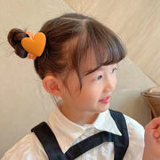 【3個セット】 可愛いハート ヘアゴム 髪ゴム キッズ シュシュ 子供用 女の子 ヘアアクセサリー ハート 髪飾り 髪留め まとめ髪 ヘアアレンジ 可愛い おしゃれ ポニーテール お団子 女子 こども用 お出掛け 通園 通学